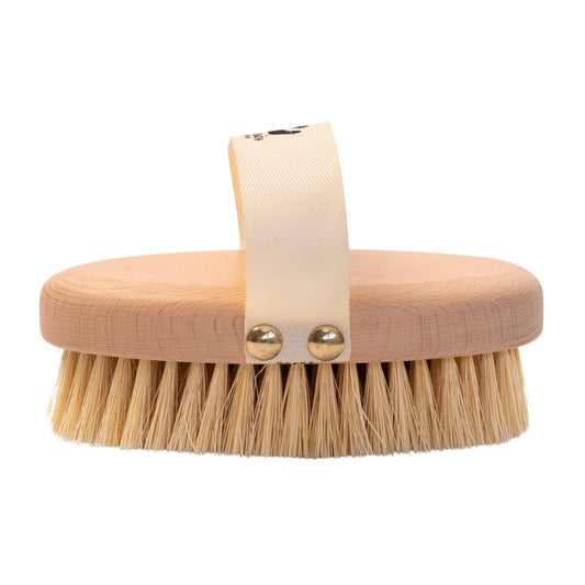 Eco Bath London Natural Sisal Massage Hand Brush - Dry Brushing Hand Brush for Exfoliation